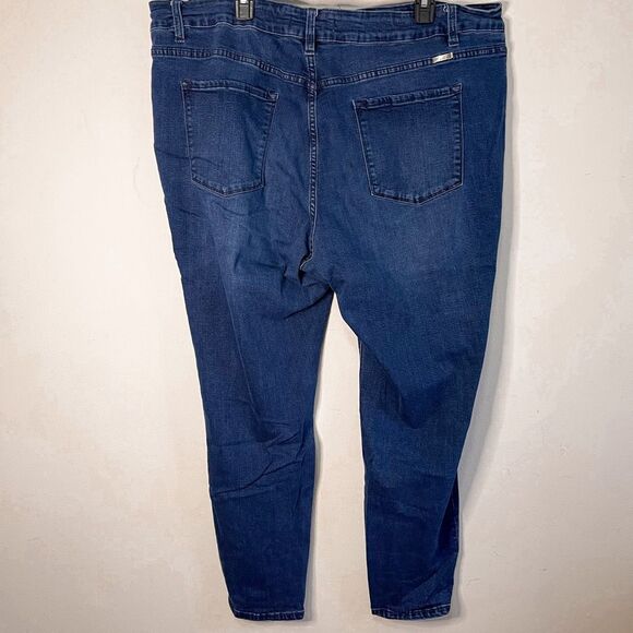 KanCan Curvy Dark Wash Stretch Skinny Jean Size 24 - Picture 2 of 8